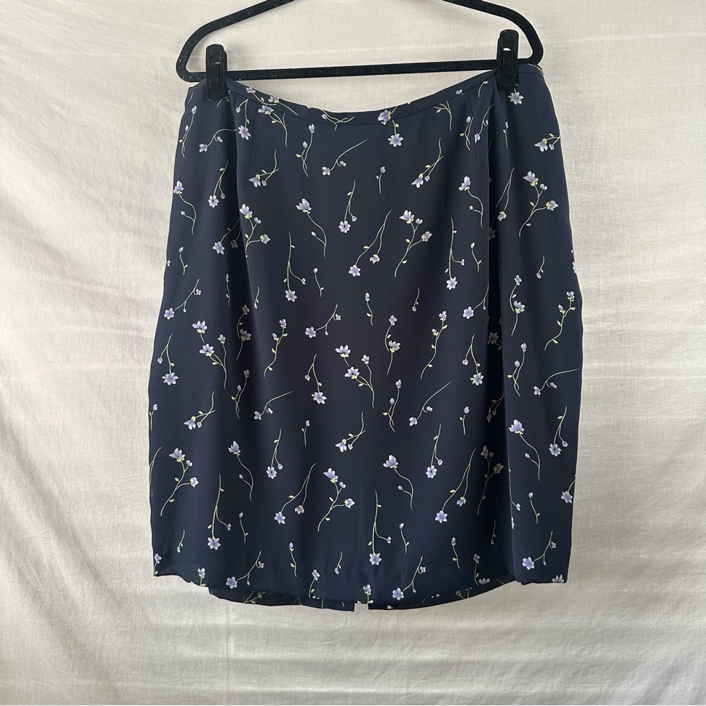90’s Floral Casual Skirt